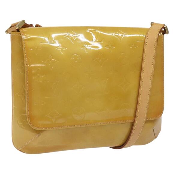 LOUIS VUITTON Monogram Vernis Thompson Street Bag Beige M91301 - Picture 1 of 12